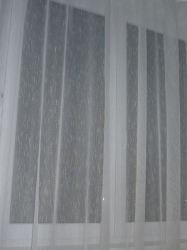 Záclona metráž výška 300cm olůvko prší