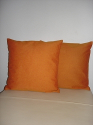 Povlak ozdobný na polštářek - oranžový 