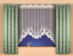 Záclona kusová MELISA š.320cm x v.160cm oblouk