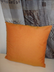 Povlak ozdobný na polštářek - oranžový 40cmx40cm