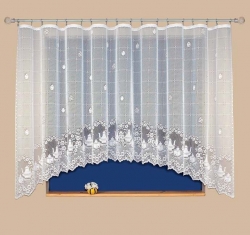 Záclona kusová KUCHYŇKA - š.310cm x v.150cm oblouk 