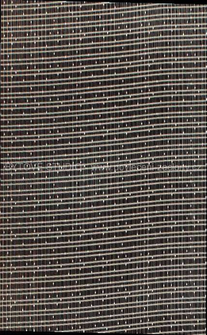 Krémová záclona na míru výška 250 cm x šířka 300 cm ušitá s řasící stuhou a olůvkem - detail