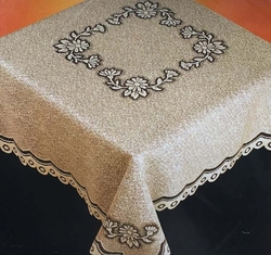 Ubrus 120x140cm květinky cappuccino 