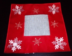 Vánoční ubrus 40x90cm vyšívaný