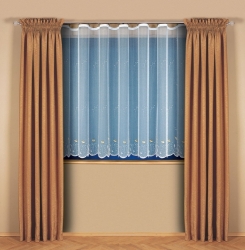 Záclona M25 výška 180cm x šířka 300cm  kolorovaná
