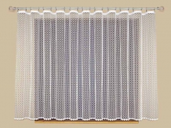 Záclona M68A výška 40cm x šířka 130cm bílá