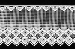 Záclona M70 výška 60cm x šířka 55cm bílá  