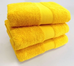 bambusový ručník žlutý