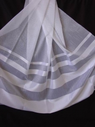 Záclona šitá na míru 01 šířka 400 cm x výška 175 cm s olůvkem a řasící páskou 