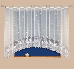 Záclona kusová KUCHYŇKA - š.220cm x v.120cm oblouk 