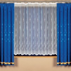 Záclona metráž M 14 - výška 150cm - bílá AKCE