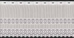 Záclona M19 ROUBENKA výška 70cm x šířka 130cm bílá