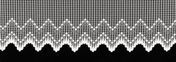 Záclona metráž M31 výška 50cm bílá detail