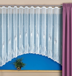Záclona kusová LISTY š.500cm x v.180cm