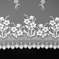 Záclona kusová HENRIETA š.450cm x v.180cm - bílá  