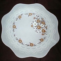 Ubrousek - prostírání průměr 35cm bílý