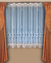 Záclona kusová KVĚTA - š.300cm x v.250cm  
