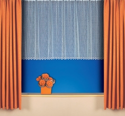 Záclona M37 výška 120cm x šířka 155cm bílá
