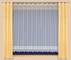Záclona M43 výška 60cm x šířka 130cm bílá
