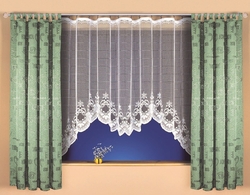 Záclona kusová MELISA š.320cm x v.150cm oblouk