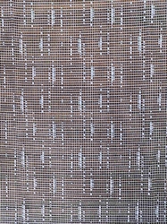 Záclona metráž O 04 - výška 120cm - bílá s olůvkem prší  