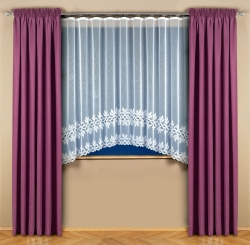 Záclona kusová TEREZA - š.210cm x v.250cm  dveře