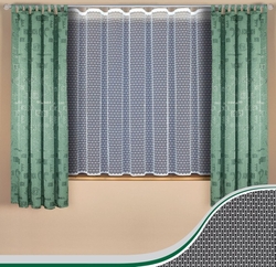 Záclona O08 výška 150cm x šířka 230cm s olůvkem