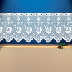 Záclona M63 výška 40cm x šířka 240cm bílá