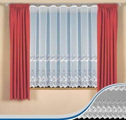 Záclona M67 výška 230cm x šířka 285cm bílá 
