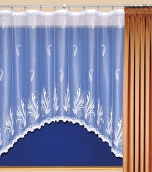 Záclona kusová  LARISA šířka 220cm x výška 130cm 