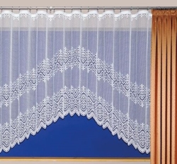 Záclona kusová  NIKOL šířka 220cm x výška 130cm oblouk 