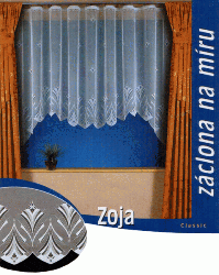 Záclona kusová ZOJA - š.370cm x v.170cm 
