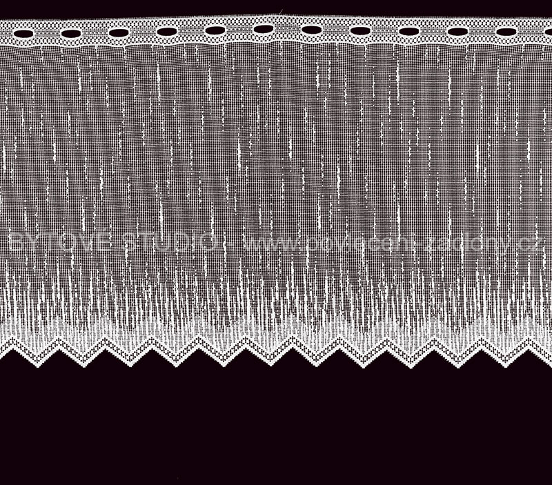 záclona detail prší
